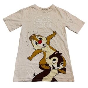 Disney Chip 'n' Dale T-Shirt Top - Size 2XS